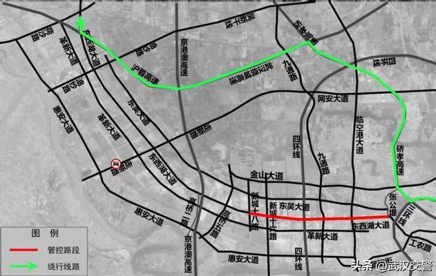 武漢G107國(guó)道東西湖段施行單雙號(hào)限行