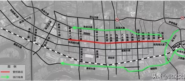 武漢G107國(guó)道東西湖段施行單雙號(hào)限行